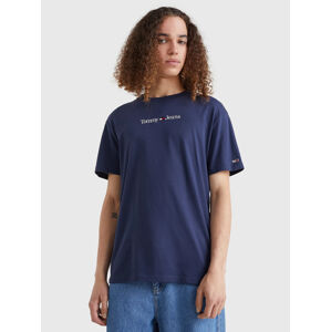 Tommy Jeans pánské tmavě modré tričko. - XL (C87)